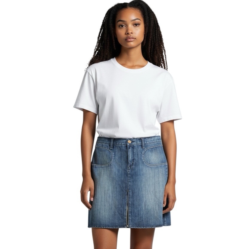 Anthropologie Paper Denim  Cloth Denim Skirt